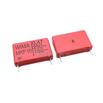 10 Бр./Веймарский кондензатор WIMA 250V 474 0,47 ICF 250V 470nF MKP10 Разстояние между крака 22,5