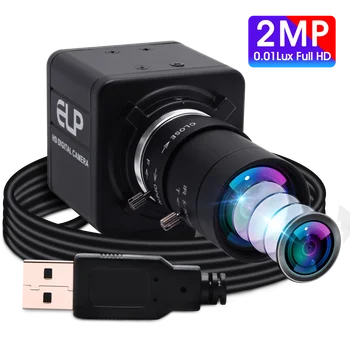 1080P 2-Мегапикселова IMX323 с ниска осветление Canera OTG UVC H264/MJPEG 30 кадъра в секунда с променливо Фокусно разстояние Usb Уеб камера за Компютър, таблет