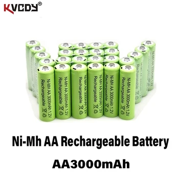 2 ~ 20 бр. Нова оригинална батерия от 3000 mah AA 1.2 ЗА Ni-MH акумулаторна батерия за детски играчки, Камера и микрофон