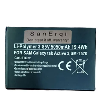 5050 ма EB-BT575BBE Батерия За Samsung Galaxy Tab Active 3 SM-T570 SM-T575 GH43-05039A Сменяеми Батерии