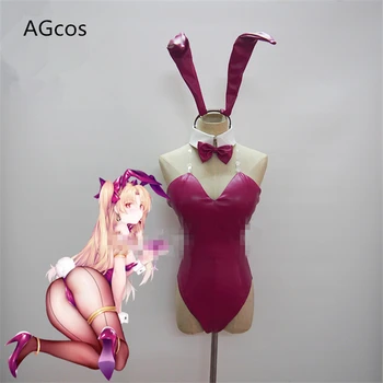 AGCOS СЪДБАТА FGO Ereshkigal, cosplay-костюм за момичета-зайци, дамски секси тела, бельо по поръчка