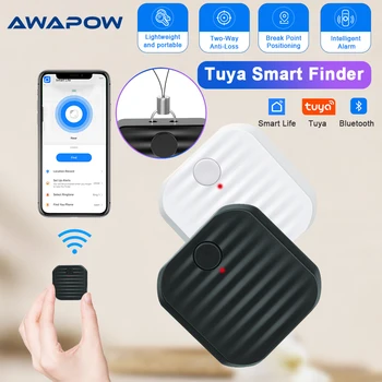 Awapow Smart Sasha Bluetooth устройство за защита от загуба, GPS-устройство за проследяване, безжичен локатор за домашни любимци, устройство за търсене на ключове, играчка, портфейл, телефон
