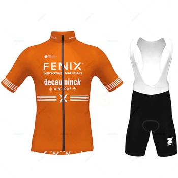 FENIX-DECEUNINCK Летен Комплект Фланелка За Велоспорта, Дрехи за Планински Велосипед, Мотор Дрехи, Градинска Бързосъхнеща Hombre Ropa Maillot Ciclismo