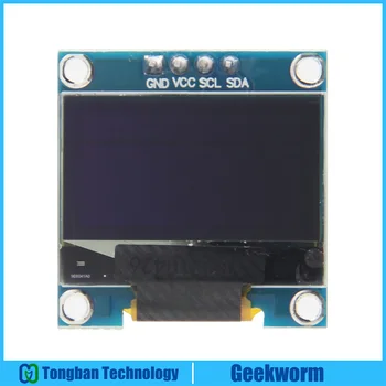 Geekworm 0,96 Инчов OLED-Модул 128x64 Жълто-Синьо SSD1306 Водача I2C Сериен Самосветящийся Дисплей за Arduino Raspberry Pi
