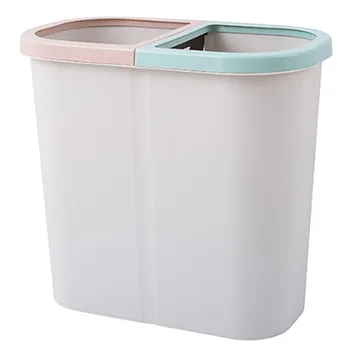 HPDEAR Кухненско кофата за боклук, без капак, за Сортиране на боклука, Кошче за отпадъци, Кошница за сух и мокър боклук