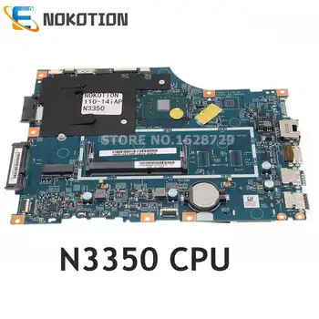 NOKOTION дънна Платка за лаптоп Lenovo IdeaPad 110-14IAP 5B20M446831 LV114A_MB 15270-1 448.08A03.0011 N3350 Процесор DDR3