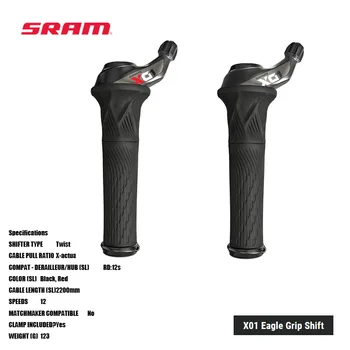SRAM X01 Eagle Grip Shift Нов механизъм за превключване Grip Shift показва оригиналното изобретение на SRAM на по-високо ниво на точност