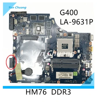 VIWGP/GR LA-9631P дънна платка за лаптоп Lenovo G400 дънна платка PGA989 HD8570M DDR3 100% тестова работа