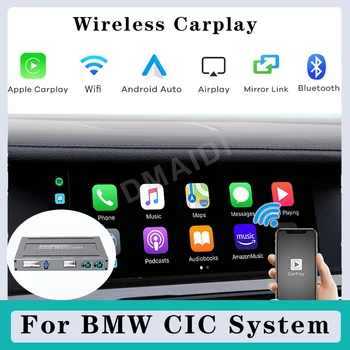 Безжична Carplay MMI Android Автоматичен Модул на Скоростната Декодер CIC Система За BMW E60 E70 E71 E84 F01 F02 F07 F10 F11 F25 F26 F30