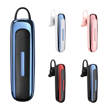 Бизнес слушалки Безжични Bluetooth Слушалки С микрофон 5.0 Mono Ear Висока мощност В режим на дълго очаквания Handfree Спортни Слушалки За мобилни телефони
