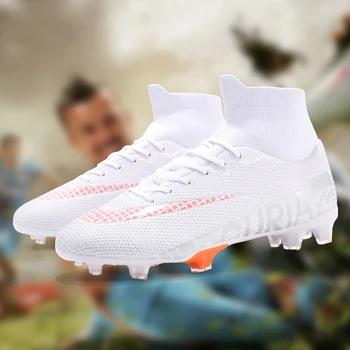 Висококачествени Футболни обувки FG/TF карта, футболни обувки за мъже, професионални полеви обувки, детски футболни обувки, социални футболни обувки, маратонки
