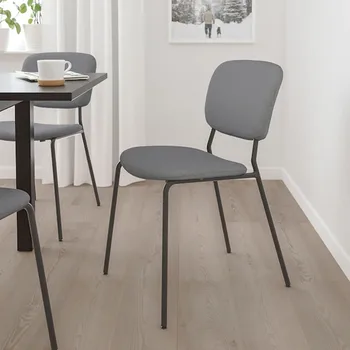 дизайнерски модерни трапезни столове, луксозни трапезни столове за салона за красота на открито, подови метална кухненски мебели cadeiras HY50DC