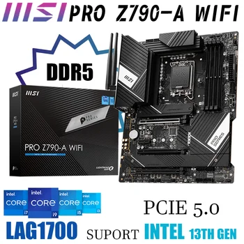 Дънна платка MSI PRO Z790-A WIFI LGA1700 DDR5 (OC) 7200 дънна Платка Z790 128G с поддръжка на Intel 12th 13th Генерал Wifi 6E ATX RGB XMP
