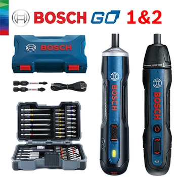 Електрическа отвертка Bosch Go 2, акумулаторна автоматична отвертка, ръчна бормашина Bosch Go, мултифункционален електрически инструменти и периодично действие