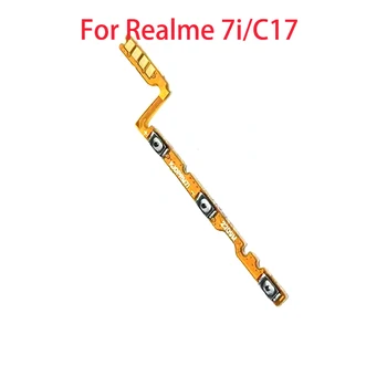 За Oppo Realme 7i C17 Бутон за включване и изключване захранване, бутон за регулиране на силата на звука, гъвкав кабел