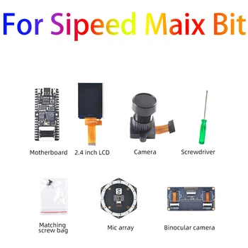 За дънната платка Sipeed Maix Bit Kit с 2,4-инчов екран/камера/микрофонной решетка/бинокулярной камера