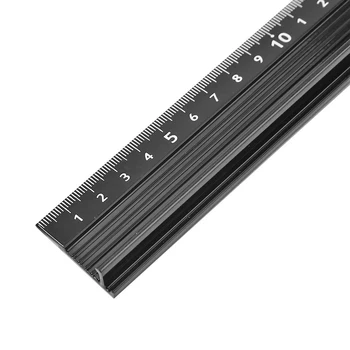 Защитна линия, директен многофункционална гама от алуминиева сплав, за 310/210*35*12.5 мм, черни нескользящие дървообработващи инструменти