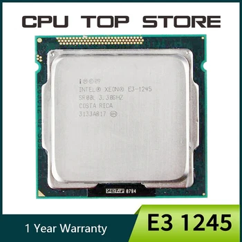 Използван Процесор Intel Xeon E3-1245 3,3 Ghz SR00L с четырехъядерным процесор 8M Cache LGA 1155 CPU Процесор E3 1245