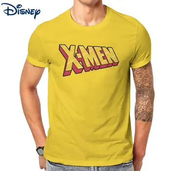 Класическа Тениска на X-Men От Червено Злато, Мъжка тениска The Wolverine, Реколта Тениска От Чист Памук, С Кръгло Деколте и Къс Ръкав, Тениска Disney, нови Дрехи