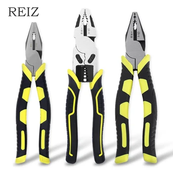 Комбинираната клещи REIZ 8 9 Инчови клеми за източване на кабели пресклещи Кабелен нож За източване на електротехници за Ремонт на ръчни инструменти