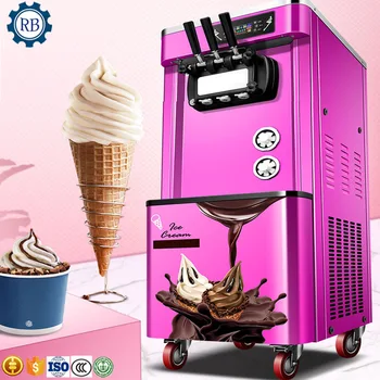 Многофункционална машина за приготвяне на мек сладолед, мороженица/машина за подаване на мек сладолед