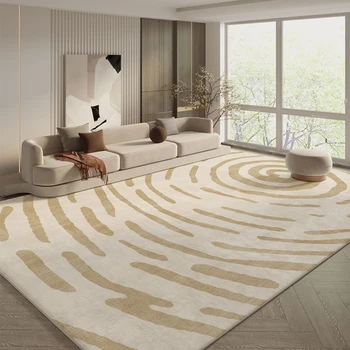 Модерен минималистичен домашен килим, лесни за отглеждане, Луксозен, Голям площад, меки килими за спални, дебели нескользящий, устойчиви на замърсяване килим за хол