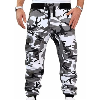 Модни камуфляжные улични панталони, мъжки панталони-молив с множество джобове, мъжки, спортни панталони, военни панталони за мъже