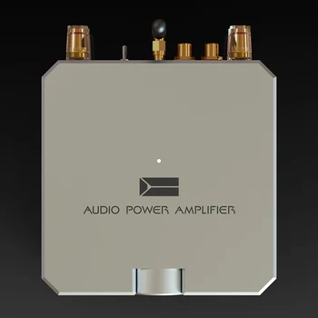 Нов висок клас усилвател на мощност на звука AMP25 HiFi, Bluetooth версия 5.0, стерео усилвател за слушалки MOSFET 80Wx2/С блок захранване DC12V