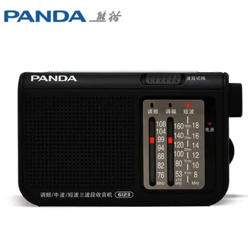 Нови высокочувствительные радиостанции Panda 6123 за възрастни, мини преносими специални полупроводникови полнодиапазонные ретро радио