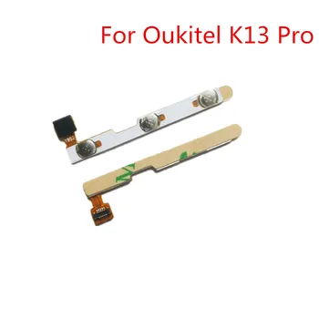 Новост, резервни Части за мобилен телефон Oukitel K13 Pro, Бутон за Включване-Изключване + Клавиш за сила на звука, Гъвкав кабел, Аксесоари за ремонт на спк стартира строителни