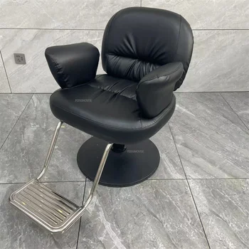 Професионален фризьорски стол Nordic, Салонная Мебели, Леко луксозно Кресло за оформяне на косата в салона, Подемни управляемият стол за фризьорски салон