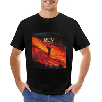 Тениска Joji Run, тениска оверсайз, реколта тениска, эстетичная дрехи, лятна дизайнерска тениска за мъже