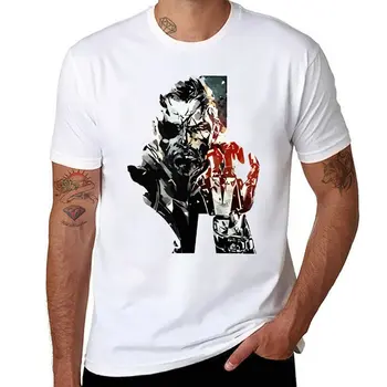 Тениска Metal Gear Solid V, забавна тениска, тениски по поръчка, прости бели тениски за мъже