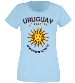 Тениска Uruguay Damen, Женска тениска Legend Футбол Soccer 2019, Женска тениска 2019, Нова Женска тениска с принтом, Зашеметяващи Летни ризи