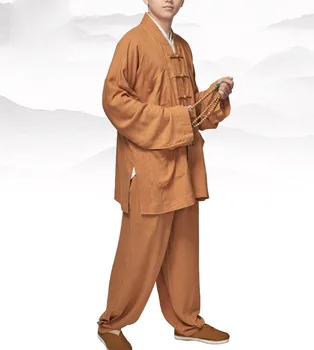 УНИСЕКС, 6 цвята, костюми на дзен-монасите, униформи за светски медитация, дрехи будистки шаолиньских монаси кунг-фу, син/зелен/червен/сив, лято и пролет