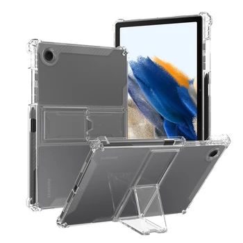 4 Противоударные въздушни Възглавници, Поставка за Samsung Galaxy Tab A8 10,5 2021, Калъф SM-X200 SM X205, Държач за Моливи, Делото от TPU