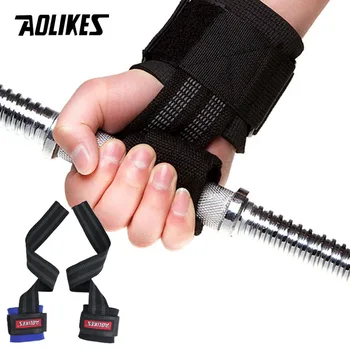 AOLIKES 1 чифт предпазни колани за вдигане на тежести-Ръчен колани за вдигане на тежести, са тайна за упражнения в салона, колани за вдигане на тежести колан, за да становой сцепление
