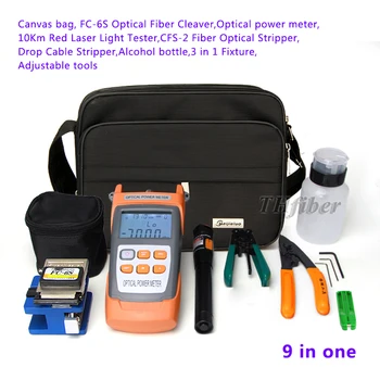 FTTH оптични инструменти Fiber Toolkit VFL 5 Mw, 10 Mw, Измерване на оптична мощност (-70 + 3) Оптични лазерни Визуален Дефектоскоп Тестер 15 Mw