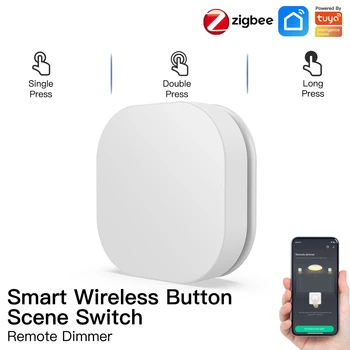 Sasha ZigBee Scene Switch Многоетапно връзка Безжична smart-бутон за дистанционно управление Интелигентна портал Zigbee за умни домове