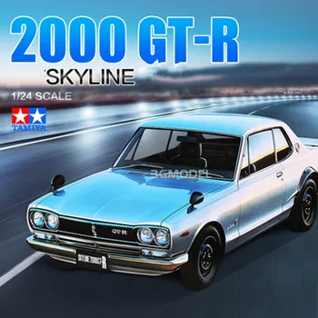 Tamiya 24194 1/24 за Nissan Skyline 2000GT-R с Твърд Покрив, Сглобяване на Автомобили, Конструктори, Хоби За Възрастни, Колекцията 