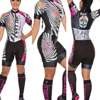 Велосипеден гащеризон, дамски Дрехи за планински велосипеди, къси Панталони за велосипедисти, Фитнес Спорт, Macaquinho Ropa Maillot Ciclismo