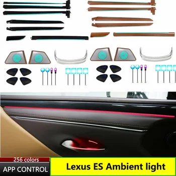 Десен И Ляв волан 64 Цветове Led Дифузната Светлина За Lexus ES 200h 260h 300h 2018-2023 Inter Advanced Light Decorat Strip Lamp