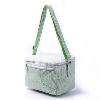 Детска студентски чанта за обяд, чанта за лед, самозалепваща чанта, изработена от прозрачна тъкан, чанта за обяд Bento, чанта за обяд от алуминиево фолио, хартиена чанта през рамо