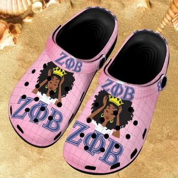 Дизайн Zeta Phi Beta, леки, удобни джапанки-пързалки, дишаща плажни обувки за блатото пеша, дамски ежедневни сандали на равна подметка, нови Zapatos