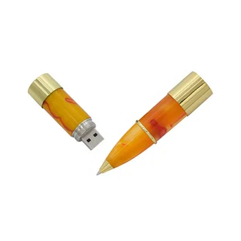 Златни комплекти писалки с USB-карам 4G RZ-BP187 #-G