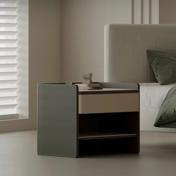 Италиански модерни Дървени Нощни Шкафчета с компактно чекмедже, Шкаф за Съхранение на Документи, Нощни Шкафчета, нощни Шкафчета De Nuit Мебели за спалня