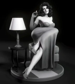 Комплект модели Ava Gardner от катран в мащаб 1/24, Холивудската актриса, миниатюрни неокрашенная модел в разглобено формата, Безплатна Доставка