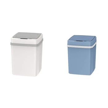 Кофа за боклук с интелигентен сензор, кофа за боклук, за кухня, баня, тоалетна, най-доброто автоматично индукционное водонепроницаемое кофа с капак 12Л