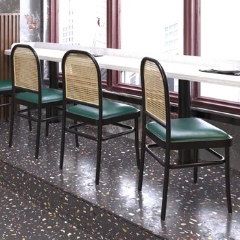 Модерни Трапезни Столове от ратан, Възглавници, минималистичные Столове за Маса Очаквания, Модата, За Отдих на възрастни, Мебели за масата за хранене Silla Comedor