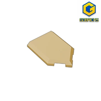 Модифицирана петоъгълна плочки Gobricks GDS-1580 с размер 2 x 3, съвместима с детски играчки lego 22385 35341 35339